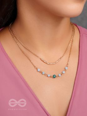 The Wonder Waters- Golden Layered Necklace