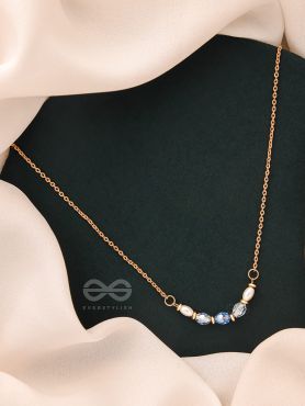 The Million Dollar Smile-Golden Beads Necklace