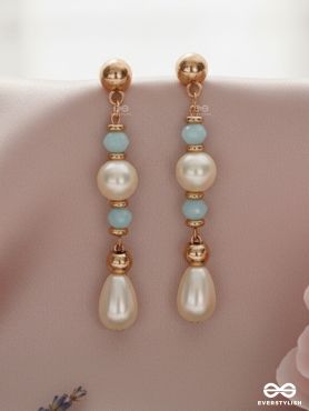 The Ray of Hope- Golden Pearl Earrings