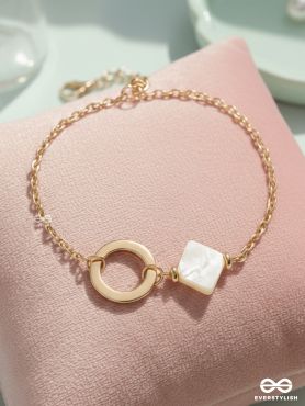 The Sun-kissed Sand- Golden Embellished Bracelet