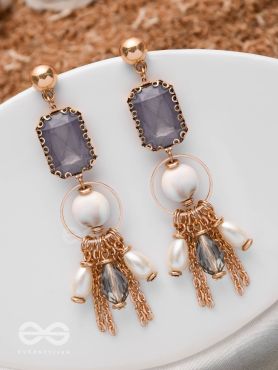 THE SEA HORIZON - STATEMENT DROP EARRINGS