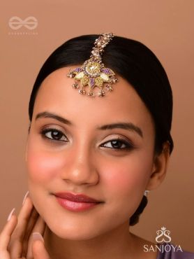 LILODYANA - GARDEN'S PARADISE - BEADS AND STONE EMBROIDERED MAANGTIKA