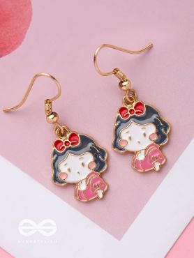 THE MINI MISS - GOLDEN EMBELLISHED EARRINGS