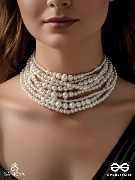 RATRIRATNA – ALIA BHATT INSPIRED NECKPIECE WITH  PEARLS, SYMBOLIZING PURITY AND ELEGANCE