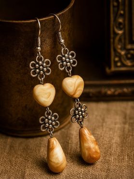 SANDSTONE BLOOM- RUSTIC CHARM DANGLERS