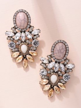 The Royal Affair Studded Dazzling Earrings