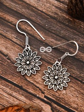 The Cute Little Floral Hooks - Tiny Trinket Earrings