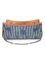 Blue Ethnic Clutch