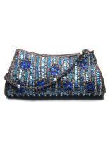 Blue Ethnic Clutch