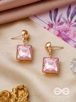The Foggy Mirror- Golden Embellished Earrings