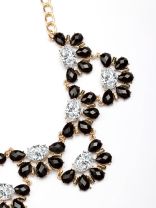 Striking Black Statement Neckpiece