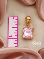 The Foggy Mirror- Golden Embellished Earrings