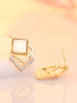 Eccentric Square Earrings