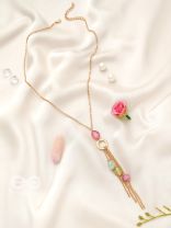 The Golden Hail- Golden Embellished Necklace