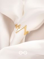 The Lifeline- Golden Enamelled Ring