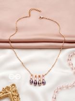 The Caramel Rain- Golden Embellished Necklace