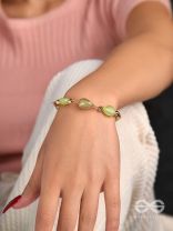 The Lush Loop- Golden Embellished Bracelet