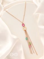 The Golden Hail- Golden Embellished Necklace