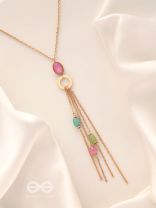 The Golden Hail- Golden Embellished Necklace