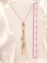 The Golden Hail- Golden Embellished Necklace
