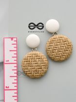 The Back to Nature - Woven Handicraft Earrings