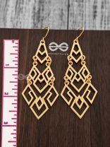 The geometric Playthings - Golden Statement Danglers