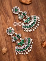 The Bohemian Elegance (Emerald) - Embellished Oxidised Collection