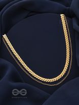 The Chain of Allure - Golden Statement Neckpiece