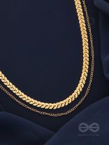 The Chain of Allure - Golden Statement Neckpiece