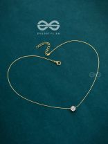 The Dainty Delight - Golden Casual Neckpiece