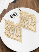 The Multilayered Intricate Hearts - The Golden Charm Collection