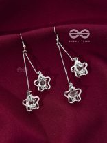 The Dangling Shimmery Star Earrings