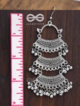 The Bohemian Fantasy- Multilayered statement earrings