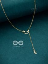 Wrapped in the Night-Sky - Golden Neckpiece