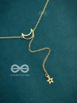Wrapped in the Night-Sky - Golden Neckpiece