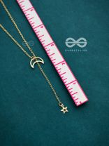 Wrapped in the Night-Sky - Golden Neckpiece