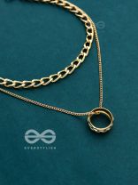 The Girl-Boss Statement - Golden Layered Neckpiece