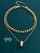 The Girl-Boss Statement - Golden Layered Neckpiece
