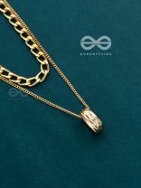 The Girl-Boss Statement - Golden Layered Neckpiece