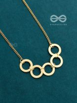 The Elegant Luxury - Golden Statement Neckpiece