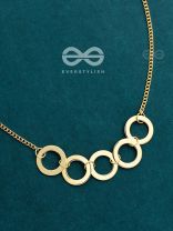 The Elegant Luxury - Golden Statement Neckpiece