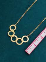 The Elegant Luxury - Golden Statement Neckpiece