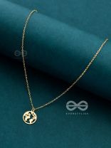 Citizen of the globe - Statement Golden Neckpiece