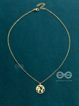 Citizen of the globe - Statement Golden Neckpiece