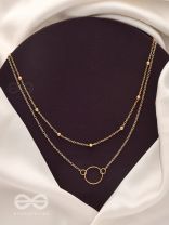 The Lavish Layers of Elegance - Golden Multilayered Neckpiece