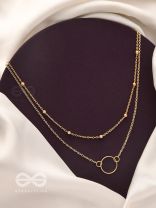 The Lavish Layers of Elegance - Golden Multilayered Neckpiece