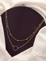 The Lavish Layers of Elegance - Golden Multilayered Neckpiece