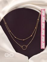 The Lavish Layers of Elegance - Golden Multilayered Neckpiece