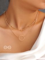 The Lavish Layers of Elegance - Golden Multilayered Neckpiece