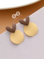 The Heart's Elegant Desires - Statement Earrings